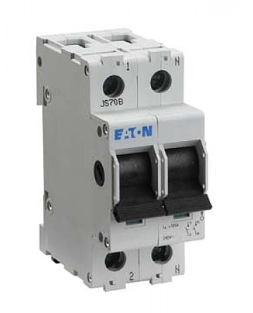 Eaton 1P+N Pole DIN Rail Isolator Switch - 125A Maximum Current, IP40