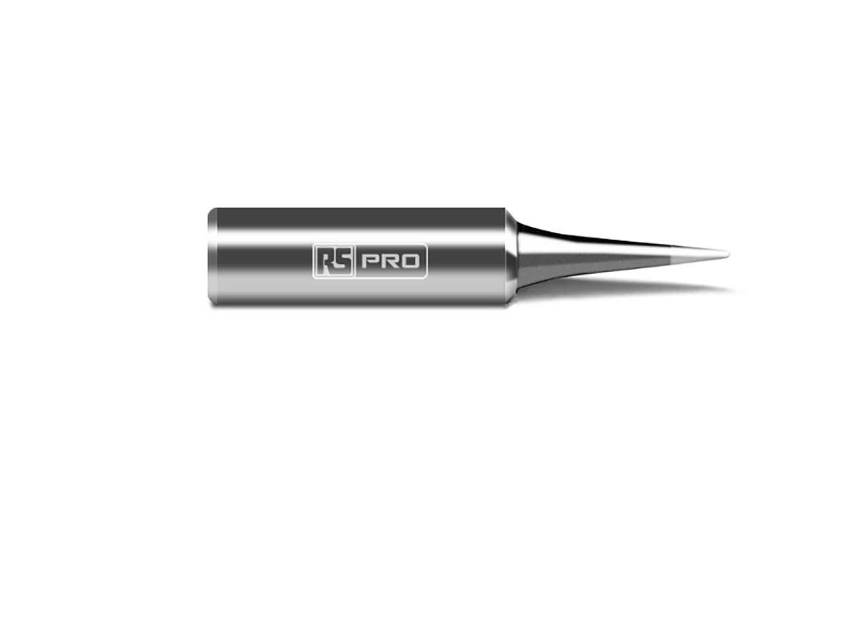 RS PRO 0.2 mm Straight Conical Soldering Iron Tip for use with RS PRO Soldering Irons