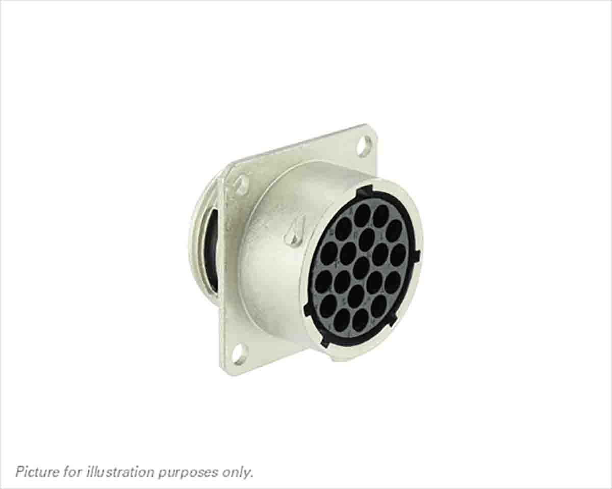 Souriau Sunbank by Eaton Circular Connector, 19 Contacts, Flange, Standard Connector, Plug, Female, IP68, IP69K, UT0