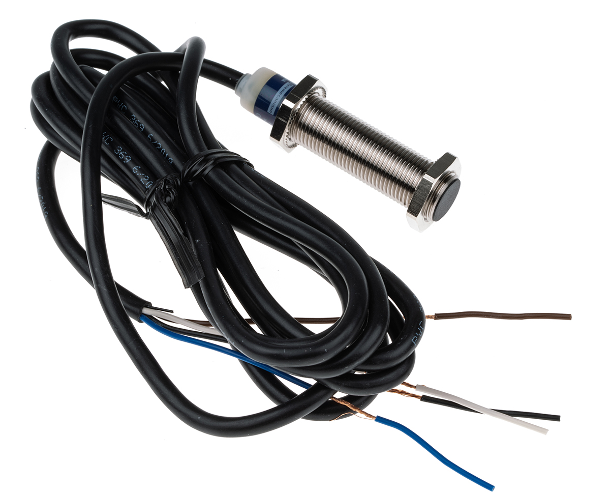 Telemecanique Sensors Inductive Barrel-Style Proximity Sensor, M12 x 1, 2 mm Detection, PNP & NPN Output, 10 →