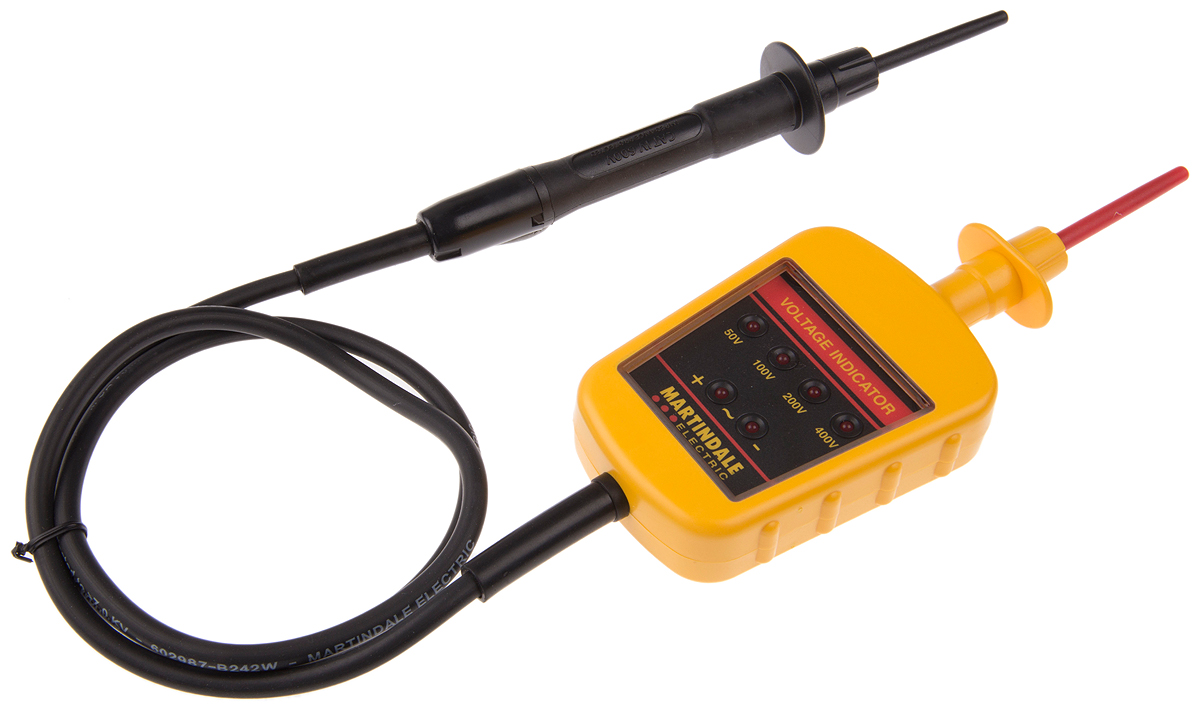 Martindale VI13800, LED Voltage tester, 600V ac/dc, From Unit Under Test Powered, CAT III 1000V