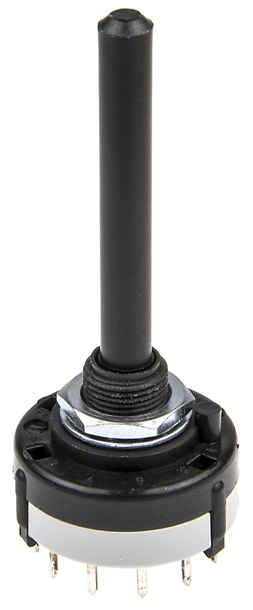 Lorlin, 3 Position 4PST Rotary Switch, 150 mA @ 250 V ac, Through Hole