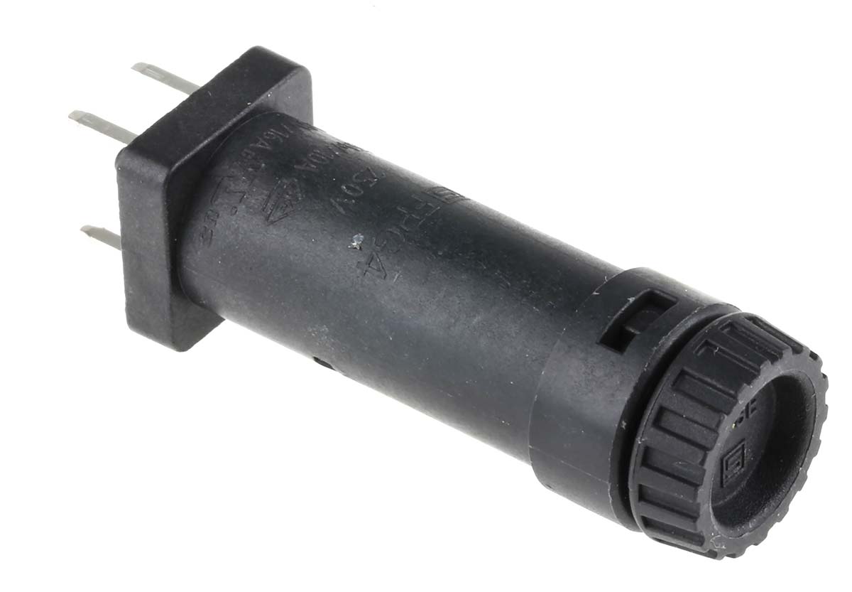Schurter 10A PCB Mount Fuse Holder for 5 x 20mm Fuse, 250V ac