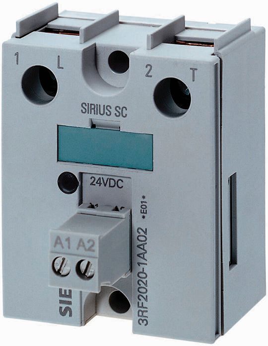Siemens 3RF2 Series Solid State Relay, 50 A Load, Panel Mount, 460 V Load, 24 V dc Control