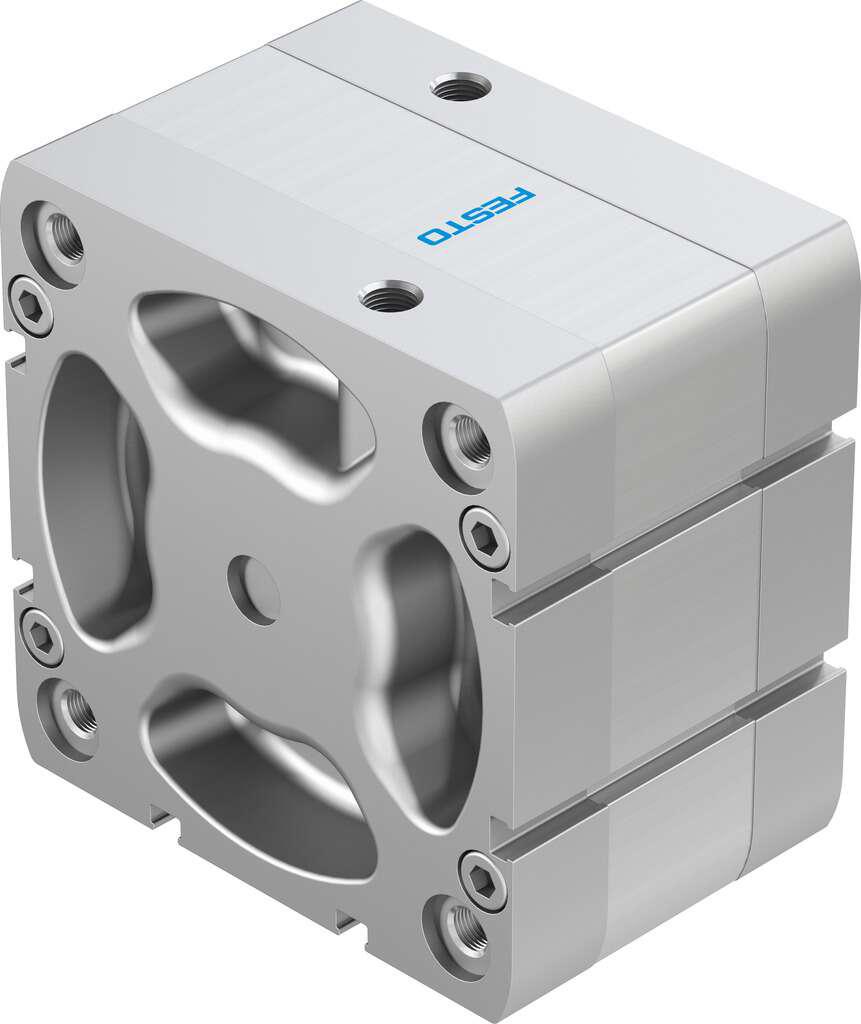 Festo Pneumatic Compact Cylinder - 536384 100 mm Bore, 10 mm Double Acting Acting