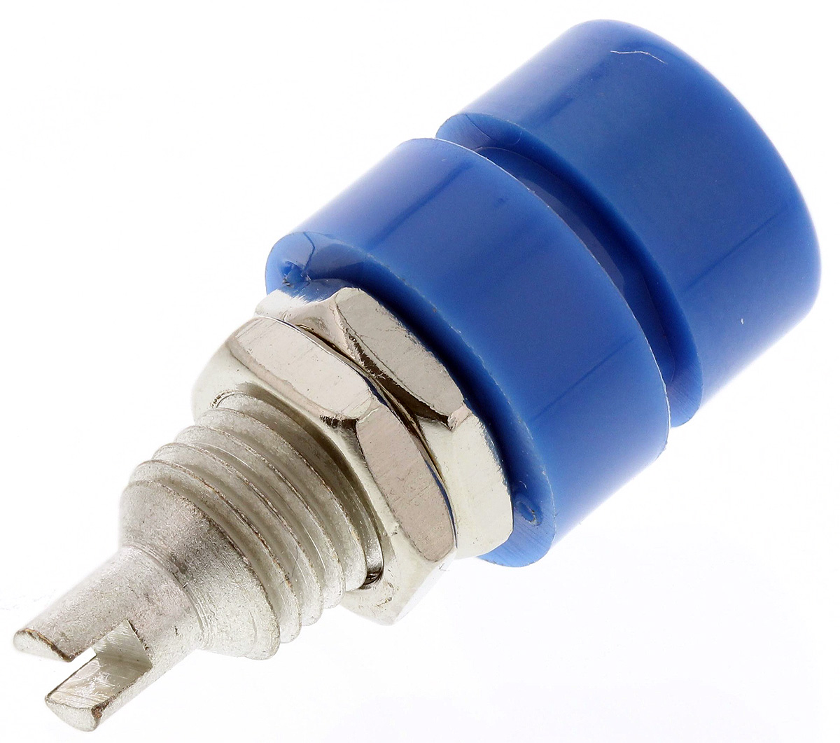 Hirschmann Test & Measurement Blue Female Banana Socket, 4 mm Connector, Solder Termination, 32A, 30 V ac, 60V dc, Tin
