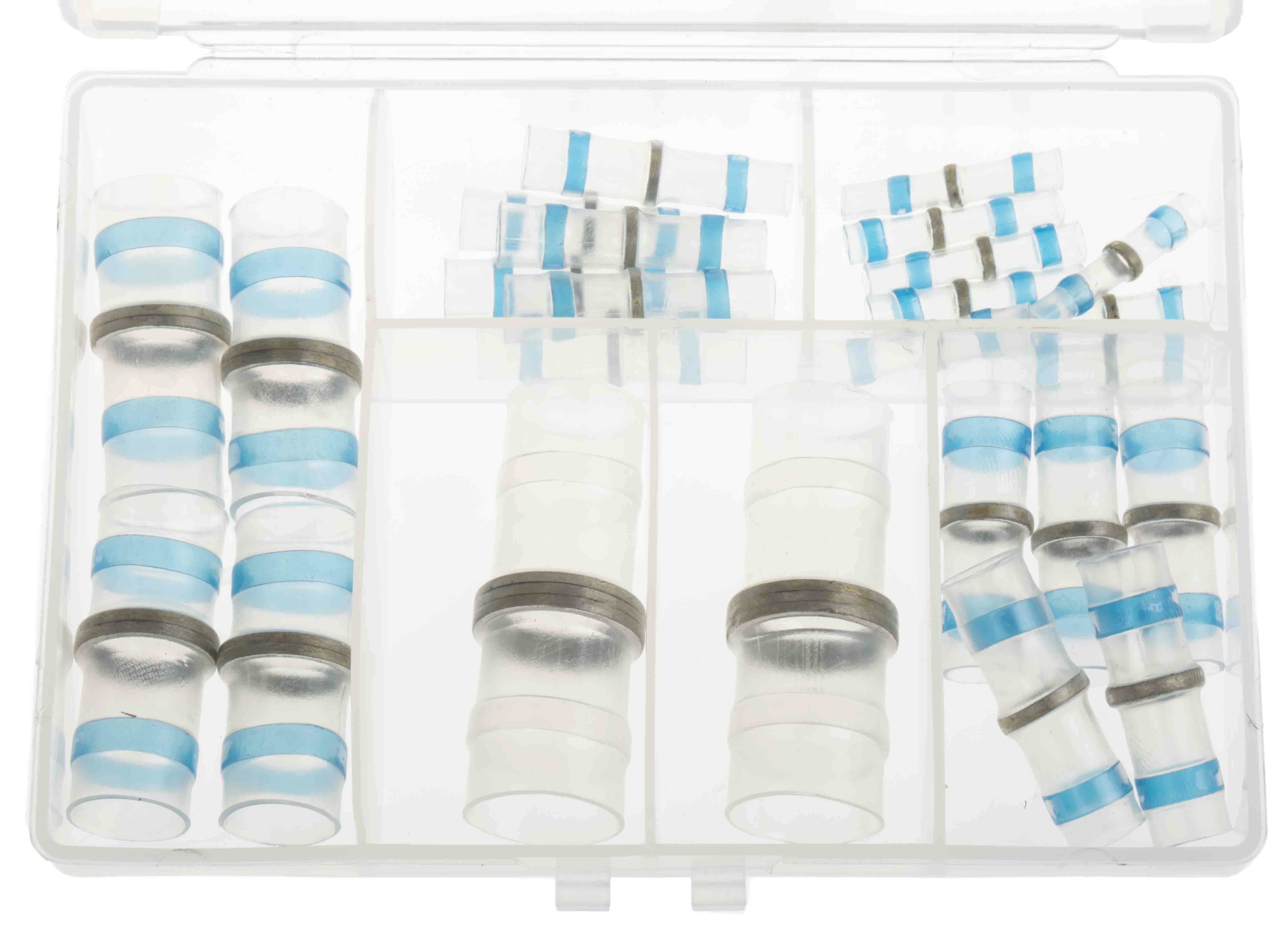 RS PRO Transparent Low-Density Polyethylene Solder Sleeve Kit 1.4 → 13mm Cable Diameter