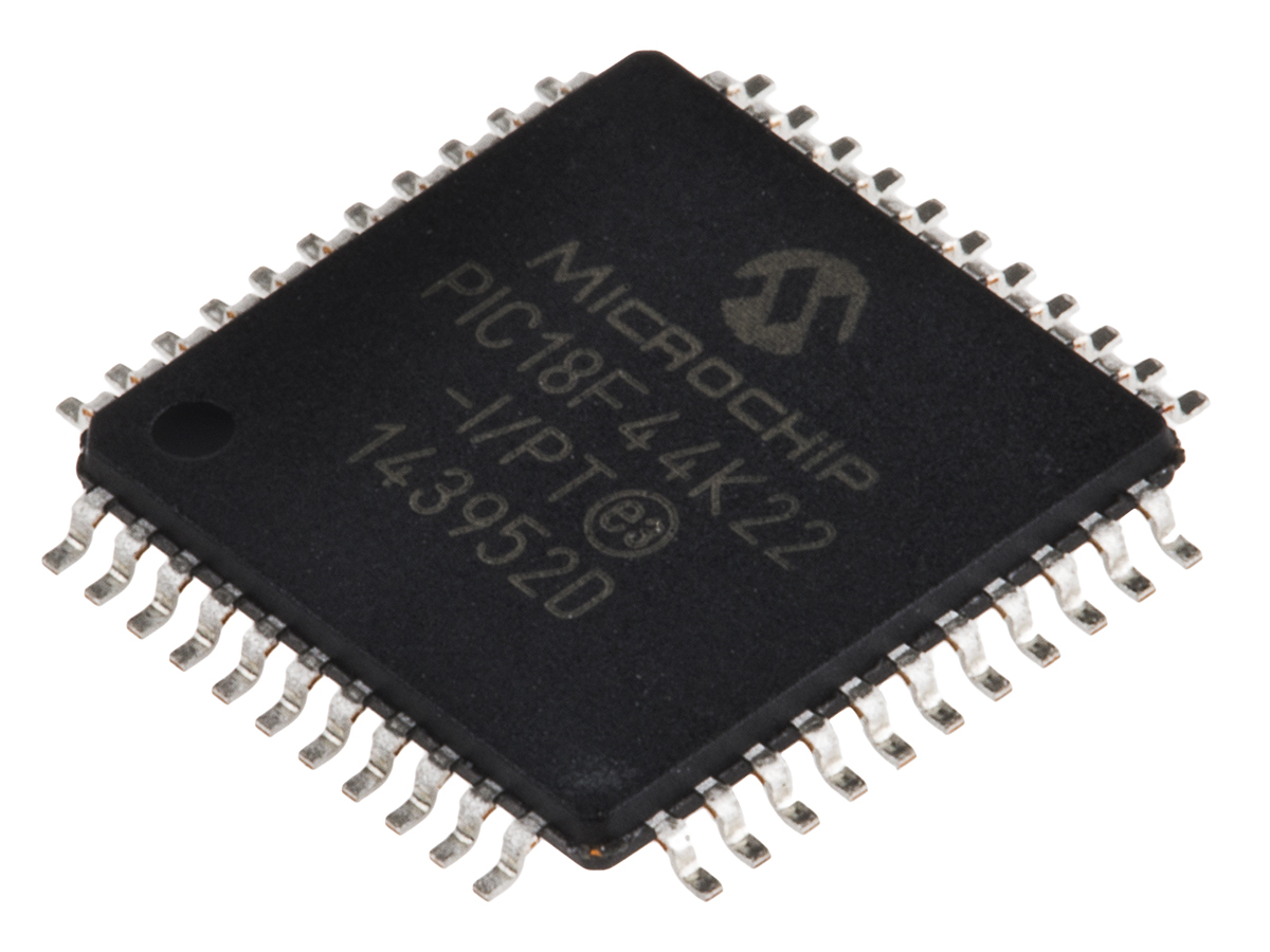 Microchip, 8 bit PIC Microcontroller, 64 MHz, 16kB FLASH, 44-Pin TQFP