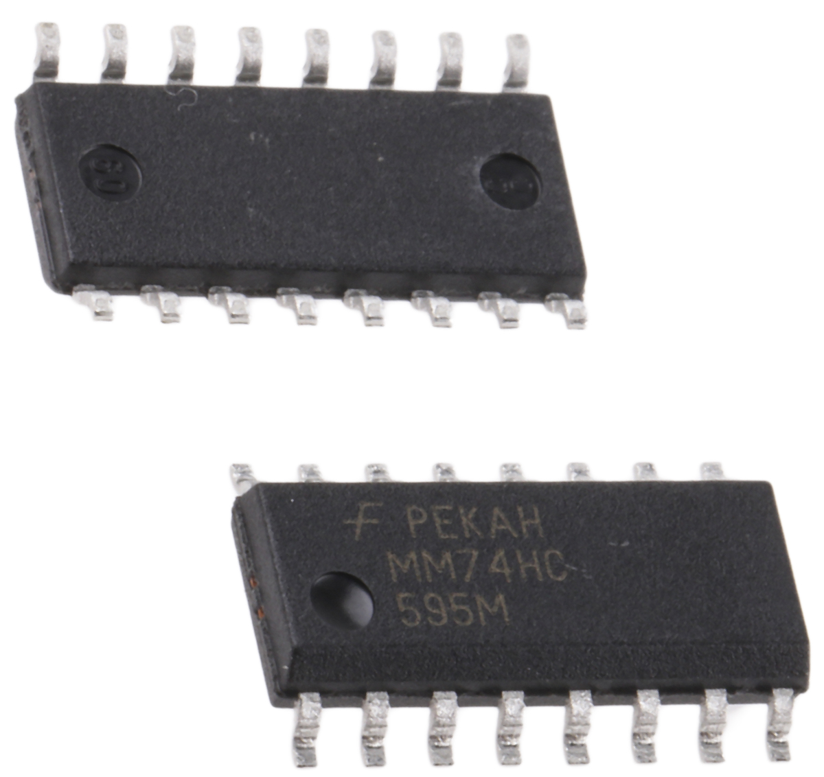 onsemi MM74HC595MX 8-stage Surface Mount Shift Register 74HC, 16-Pin SOIC