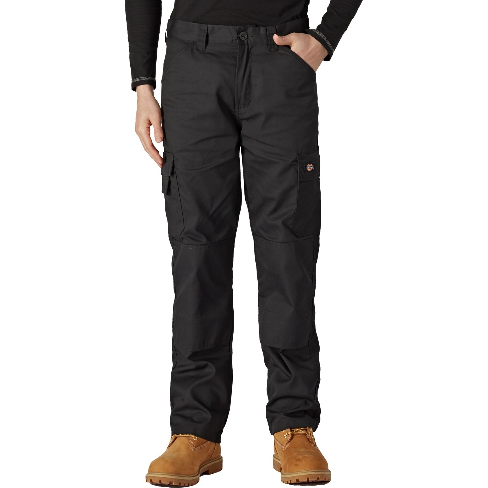 Dickies DK0A867Q Unisex's Black Polyester, Cotton, Elastane, Size 34