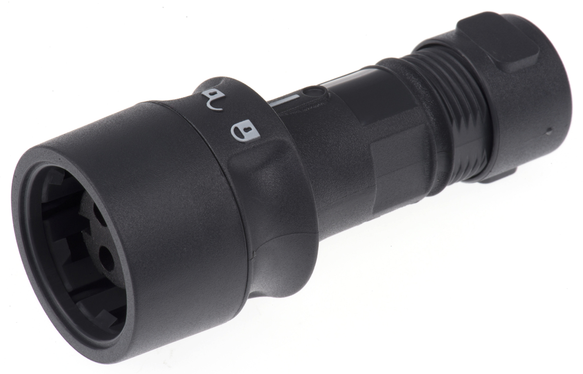 Bulgin Circular Connector, 3 Contacts, Cable, Standard Connector, Socket, Female, IP66, IP68, IP69K, Buccaneer 6000