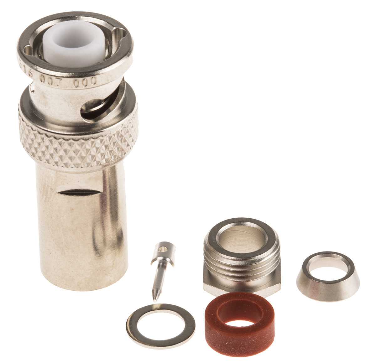 Radiall, Plug Cable Mount BNC Connector, 50Ω, Clamp Termination, Straight Body