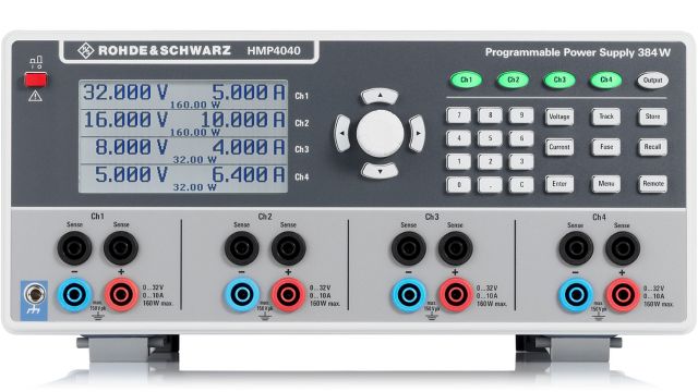 Rohde & Schwarz HMP Series Digital Bench Power Supply, 0 → 32V, 10A, 4-Output, 384W