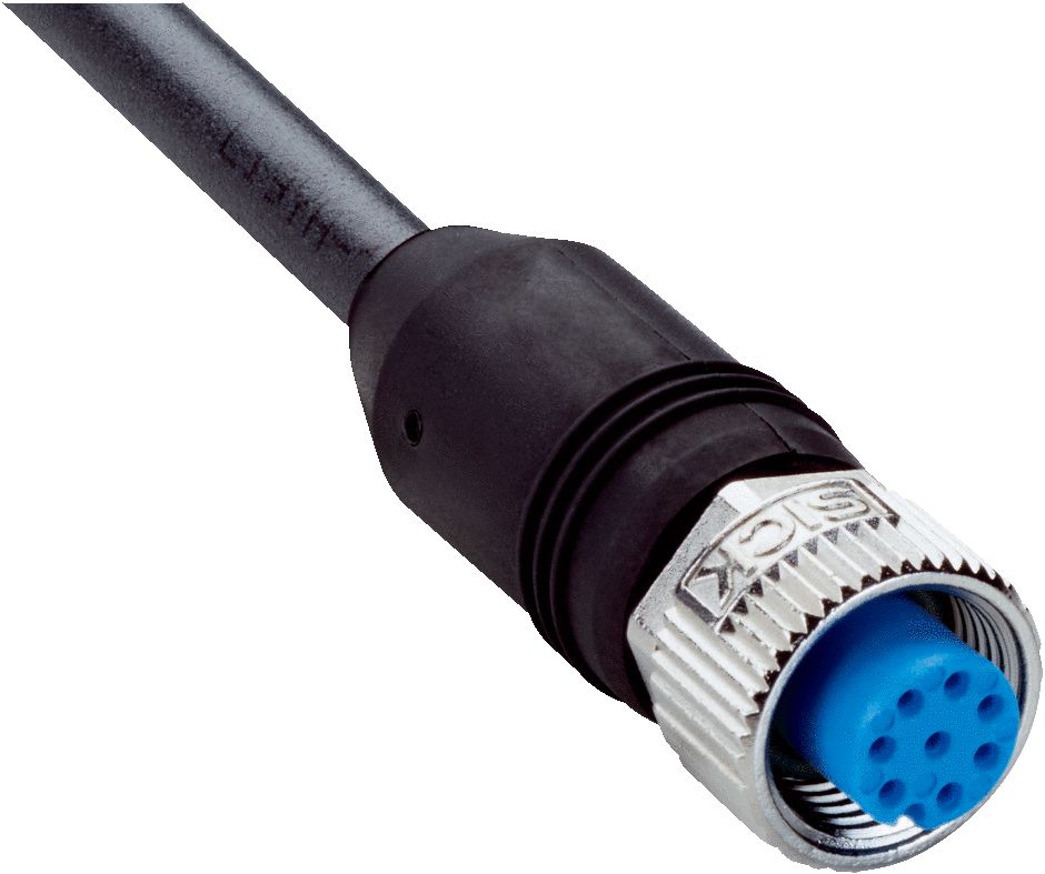 SICK Female 4 way Straight M12 to Male 4 way Straight M12 Connector Cable, 20 m