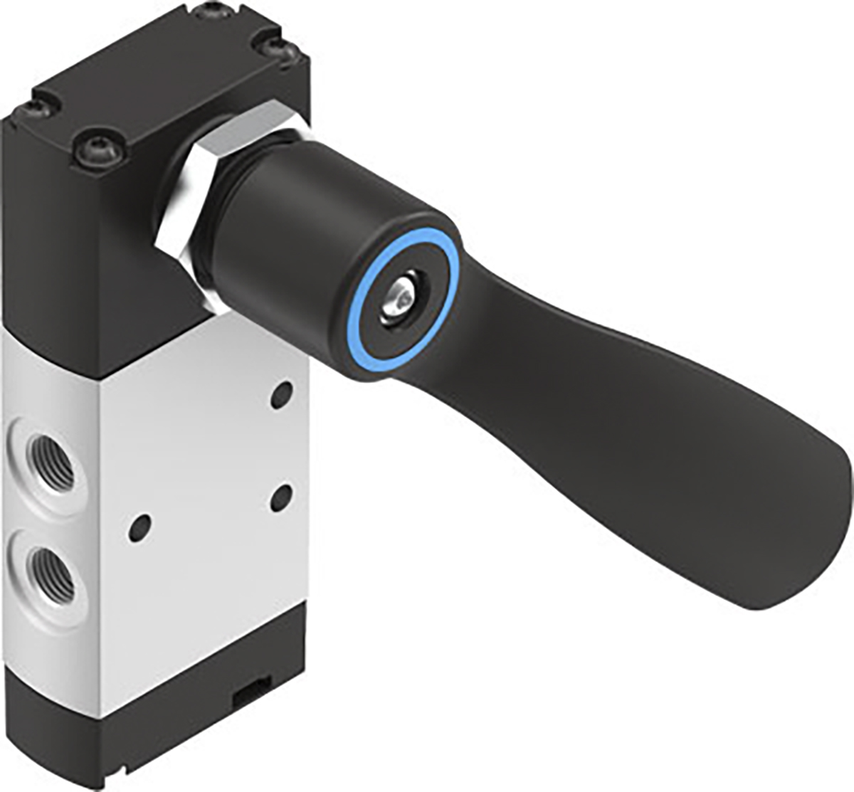 Festo Lever 5/2 Pneumatic Manual Control Valve VHEF Series, G 1/8, 1/8in, 4165855
