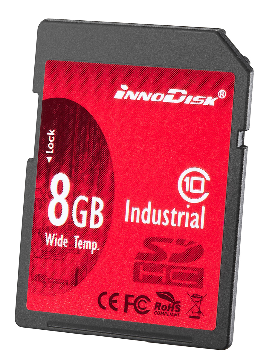 InnoDisk 8 GB Industrial SDHC SD Card, Class 10