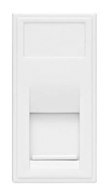 Contactum White Telephone Socket