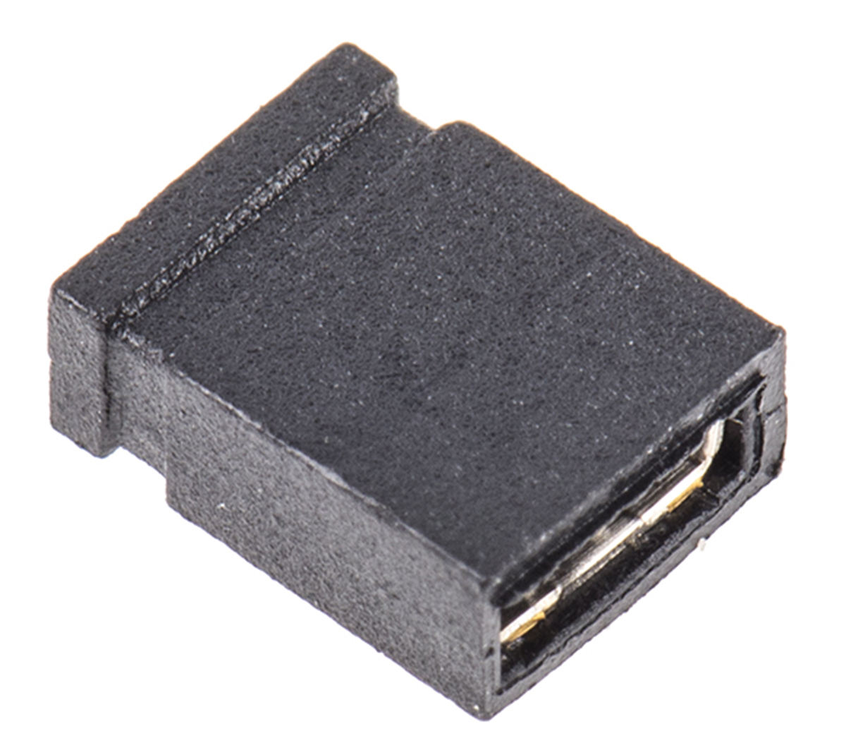 ASSMANN WSW Jumper Female Straight Black Closed Top 2 Way 1 Row 2.54mm Pitch