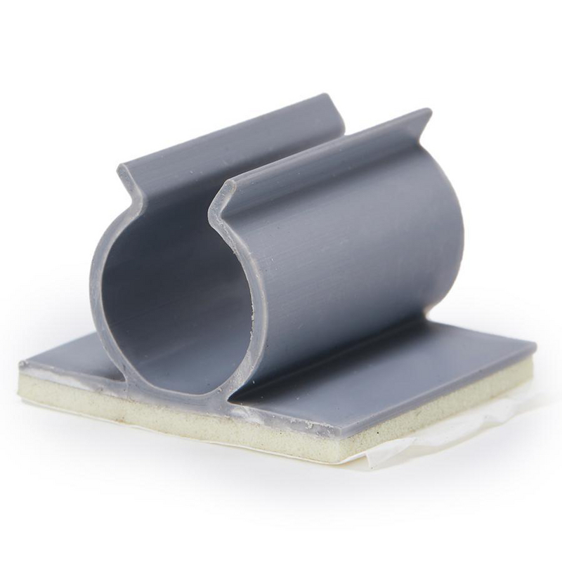 Essentra Grey PVC U-shaped clamp, 6.4mm Max. Bundle