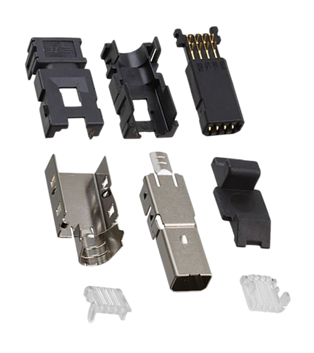 TE Connectivity, Type I Cable Mount Mini I/O Connector Plug, 8 Way, Shielded