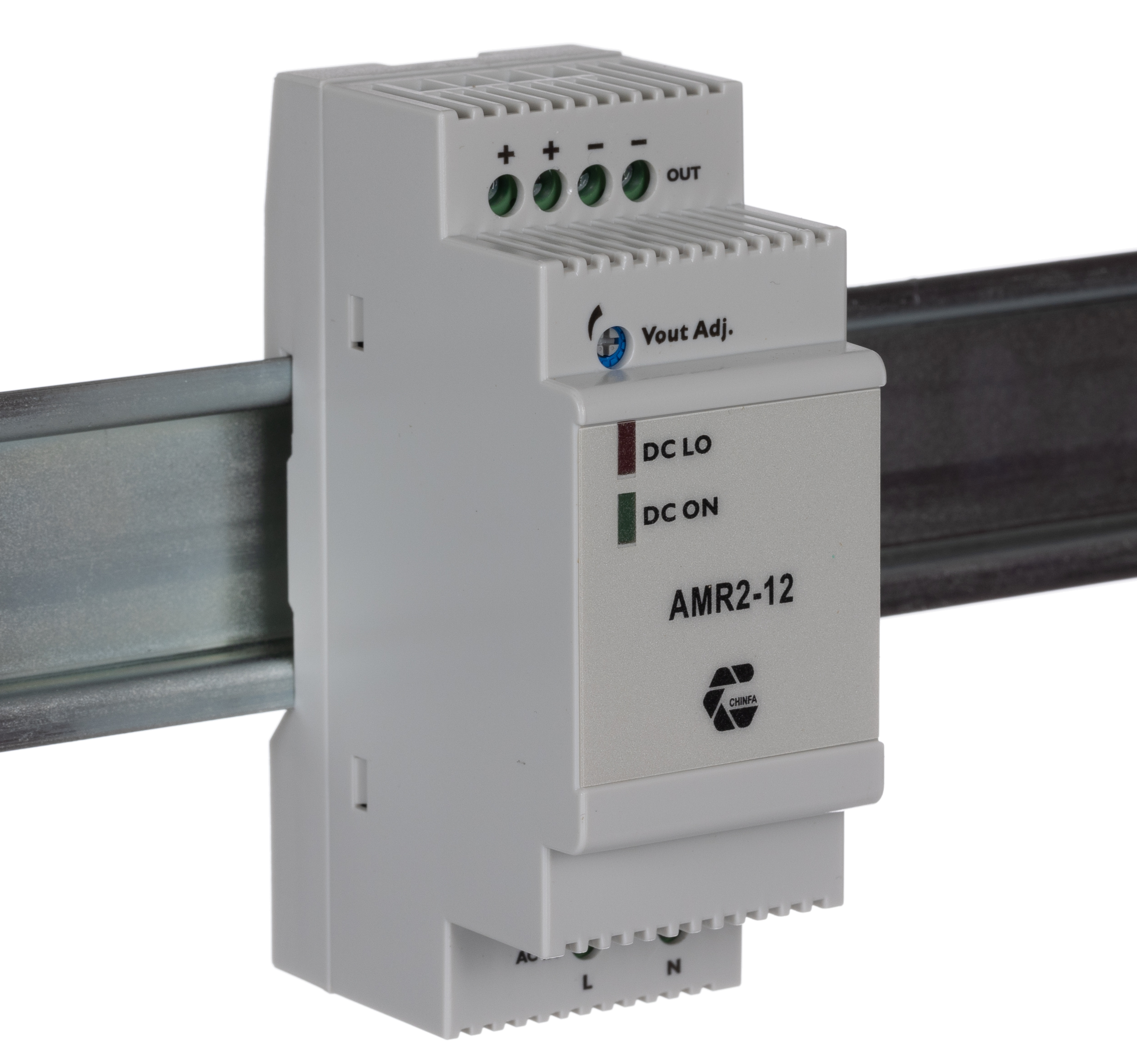 Chinfa AMR2 Switched Mode DIN Rail Power Supply, 90 → 264V ac ac Input, 12V dc dc Output, 2A Output, 24W