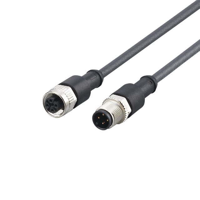 ifm electronic Male 1 way M12 to Female 1 way M12 Actuator/Sensor Cable, 15 m