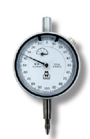 Moore & Wright MW400-01 Dial Indicator, 0 → 1 mm Measurement Range, 0.001 mm Resolution , ± 0.004 mm Accuracy