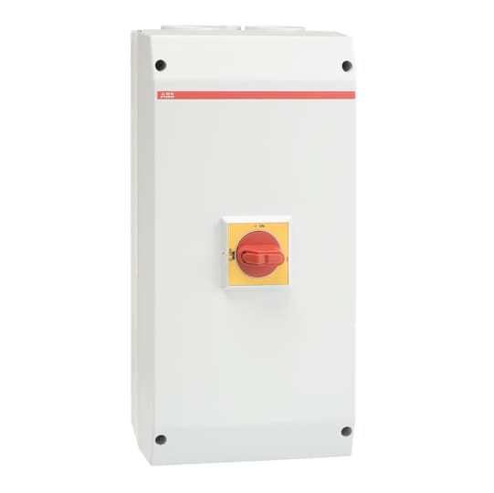 ABB 3P Pole Screw Mount Switch Disconnector - 125A Maximum Current, 45kW Power Rating, IP65