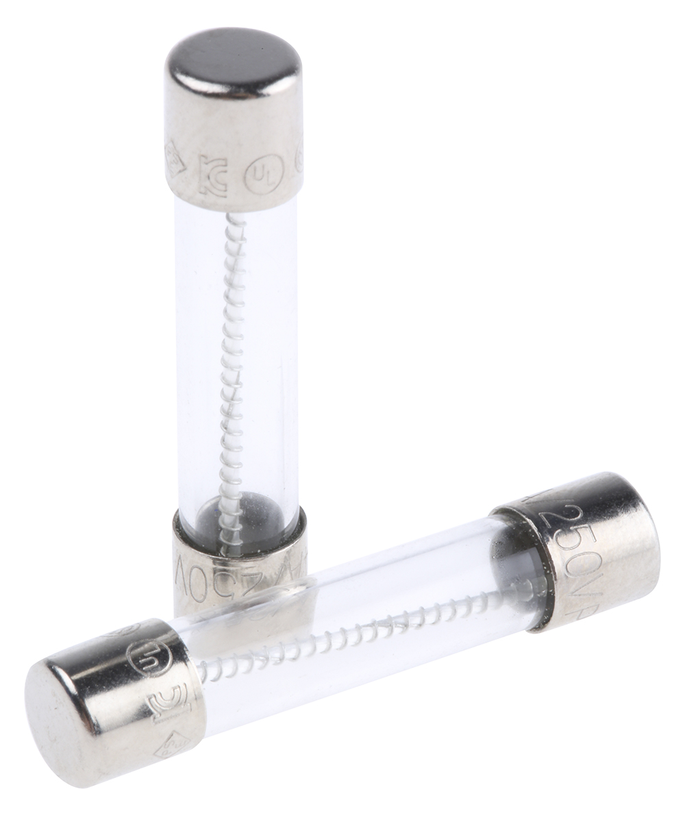 Littelfuse 4A T Glass Cartridge Fuse, 6.3 x 32mm