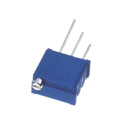 Through Hole Trimmer Potentiometer 0.5W Top Adjust Nidec Components