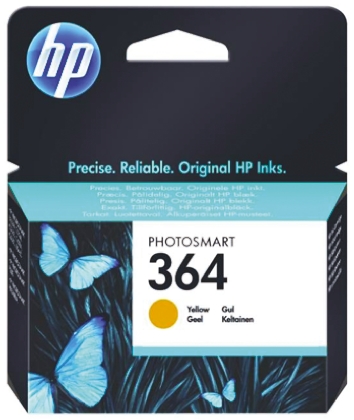 Hewlett Packard 364 Yellow Ink Cartridge