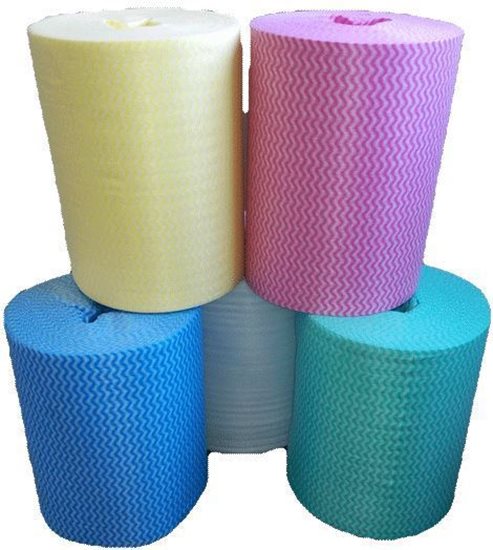 Tork Stockinette Roll Blue Cotton Cloths for General Cleaning, Box of 45