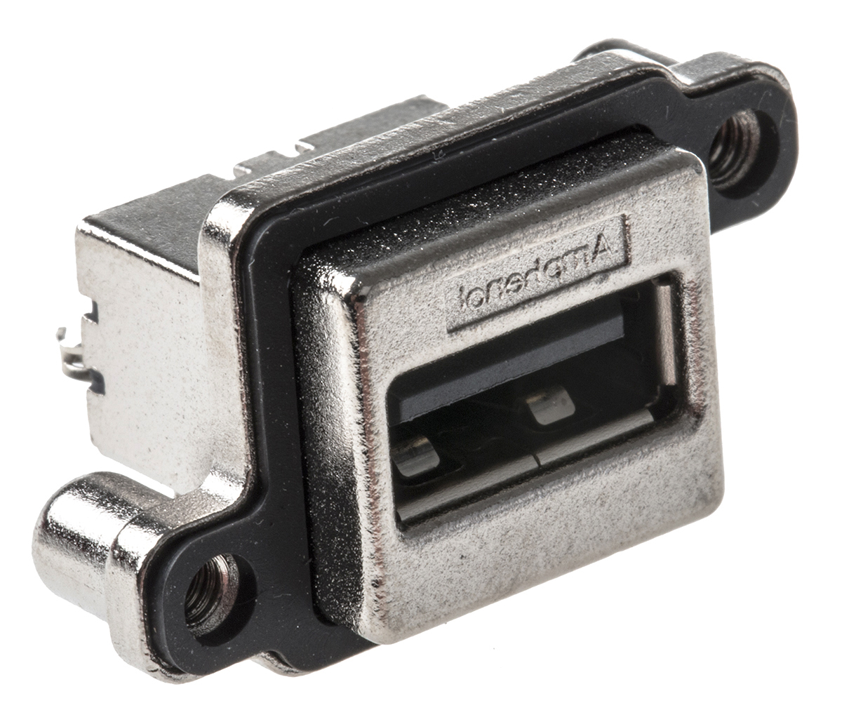 Amphenol Communications Solutions Straight, Through Hole, Socket- Single Port Type A USB Connector