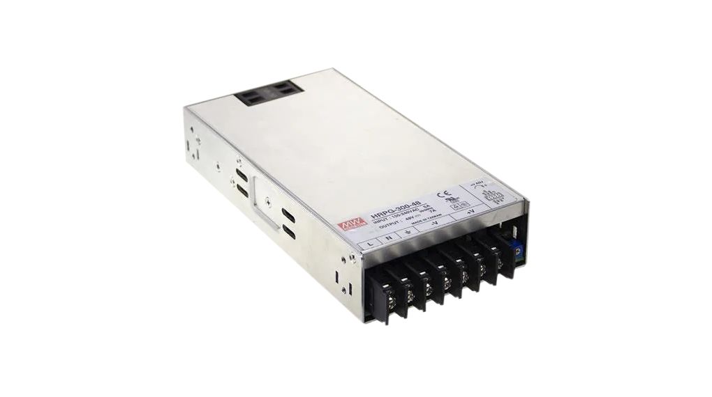 MEAN WELL Switching Power Supply, HRP-300N3-12, 12.25V dc, 27A, 324W, 1 Output, 88 → 264V ac Input Voltage