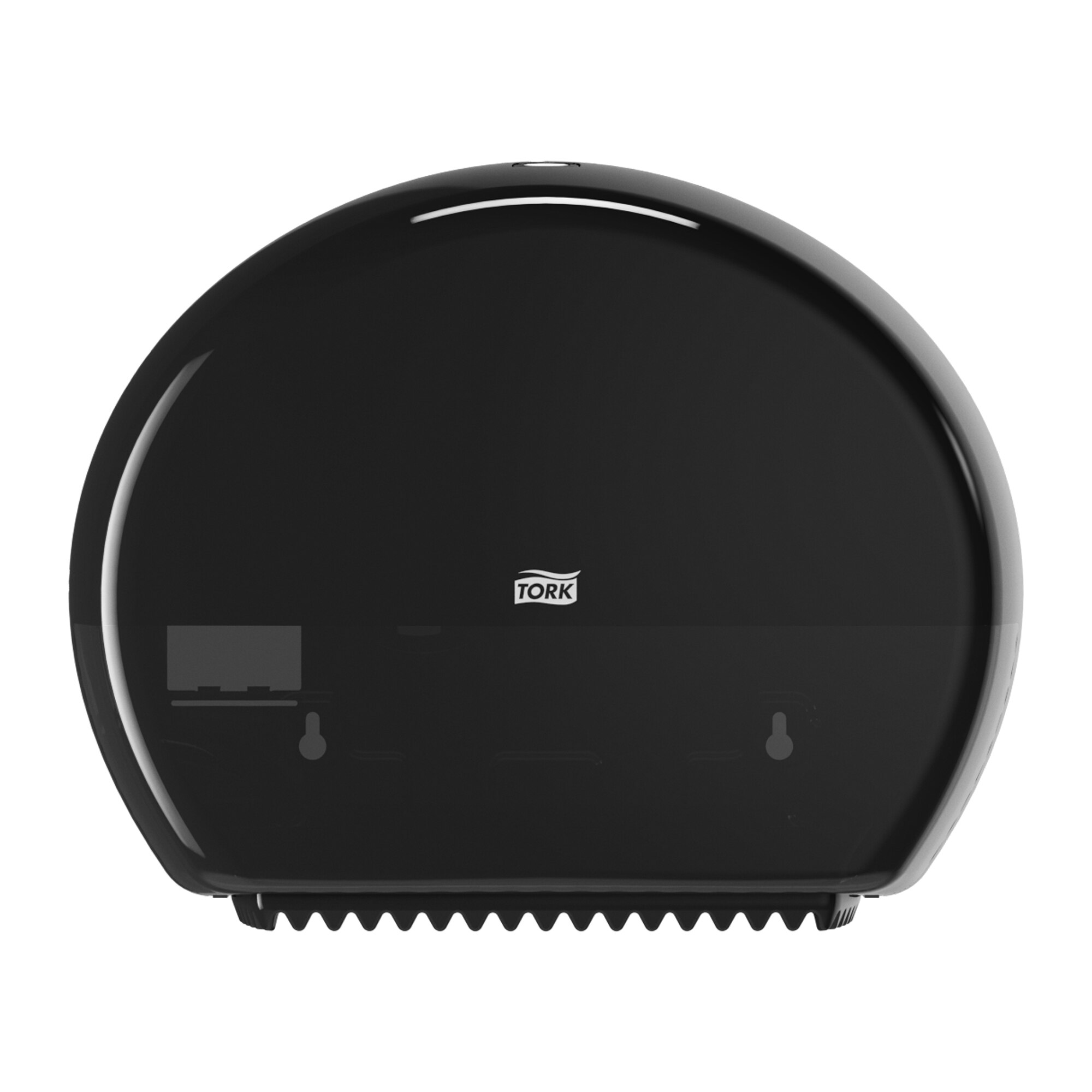 Tork Black Plastic Toilet Roll Dispenser, 132mm x 275mm x 345mm
