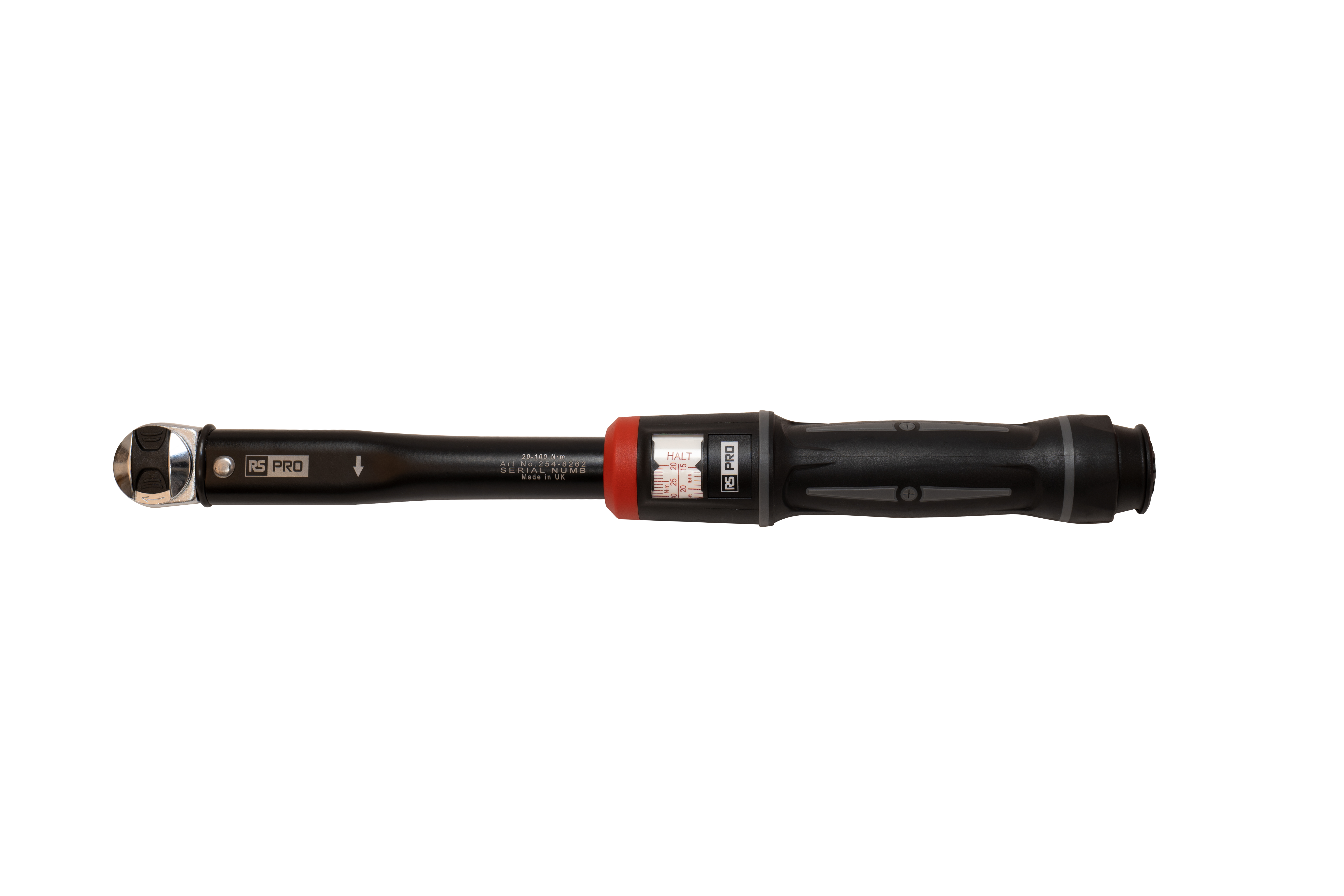 RS PRO Click Torque Wrench, 20 → 100Nm, 3/8 in Drive, Square Drive