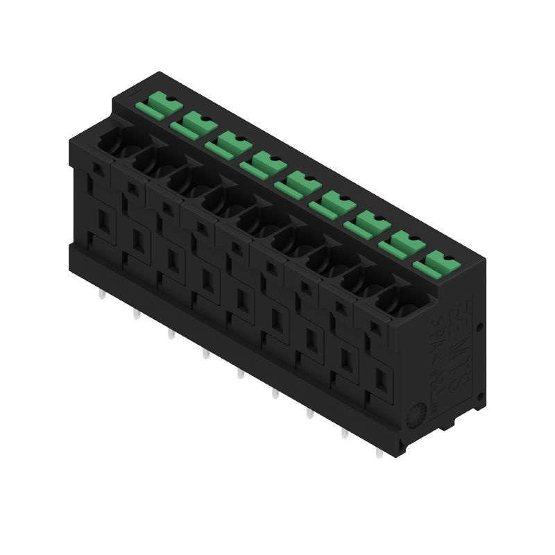 Weidmüller OMNIMATE4.0 Series PCB Terminal, 9-Contact, 5mm Pitch, PCB Mount, 1-Row, Snap In Termination