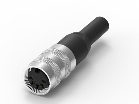 RS PRO 5 Pole Din, 5A, 250 V IP40, Screw Lock, Female, Cable Mount