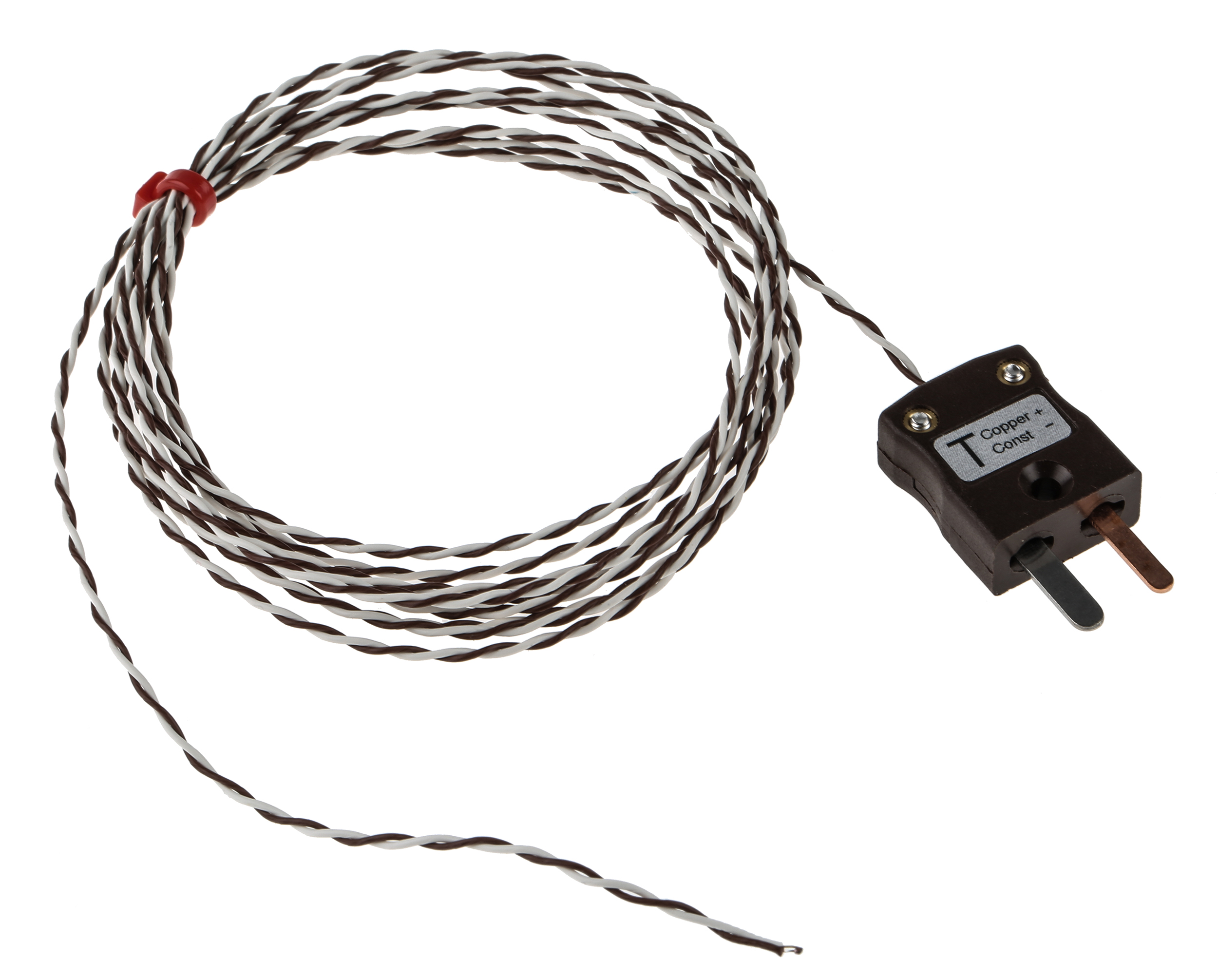 RS PRO Type T Exposed Junction Thermocouple 2m Length, 1/0.2mm Diameter → +260°C