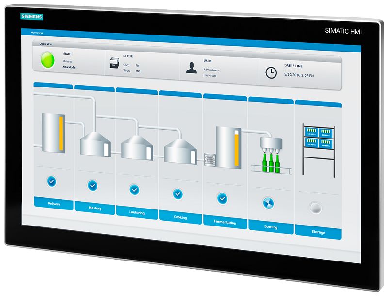 Siemens SIMATIC Series IFP1900 V2 Flat Panel - 18.5 in, TFT Display, 1920 x 1080