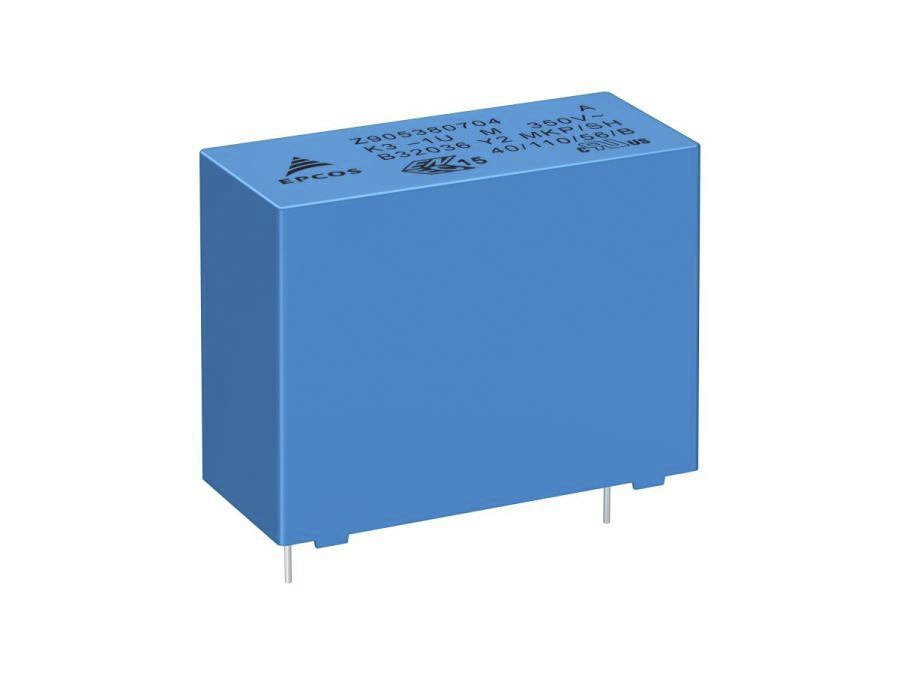 EPCOS B32032 Polypropylene Film Capacitor, 350V ac, ±20%, 56nF, Through Hole