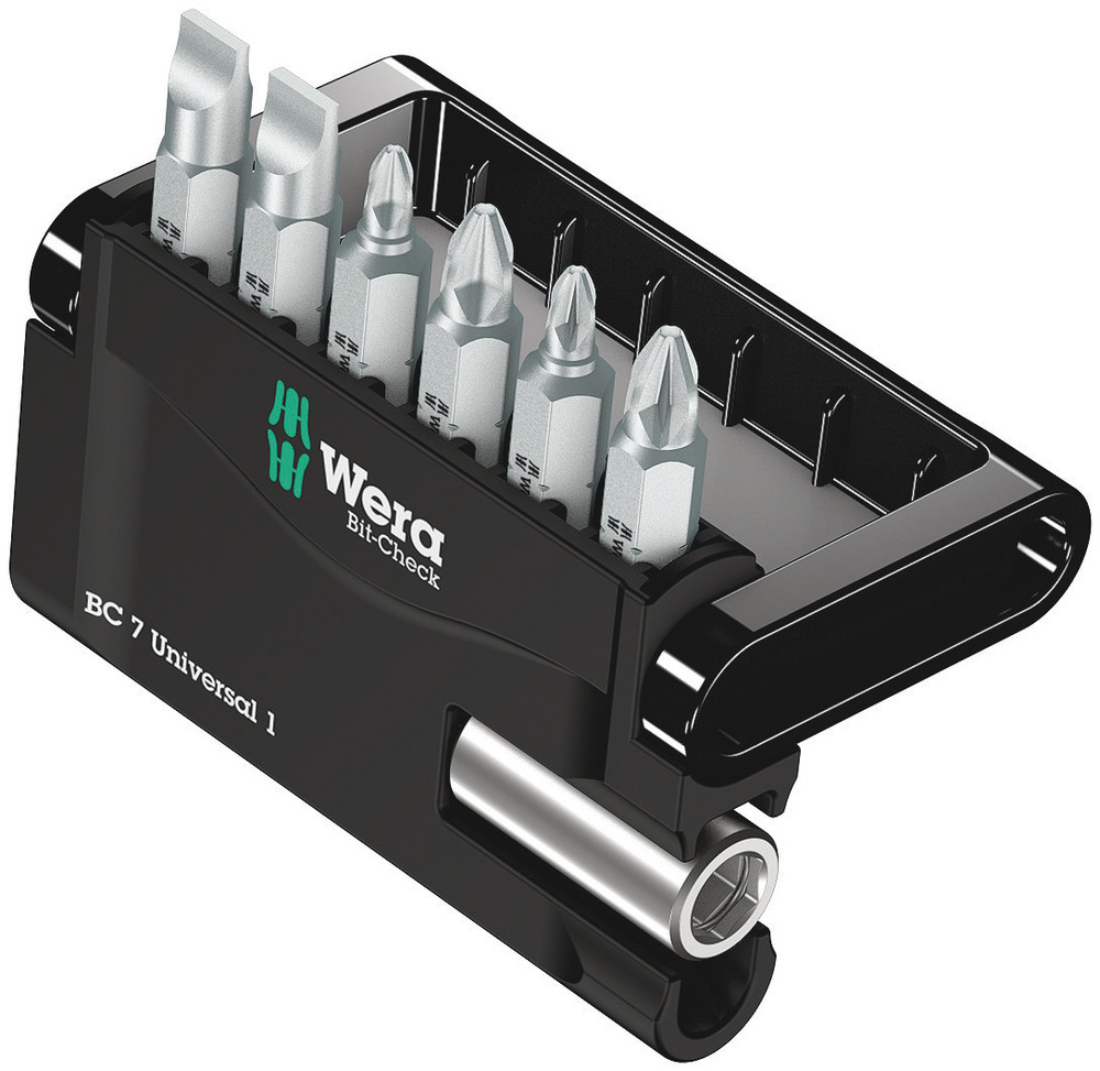 Wera 7 Pieces, Hexagon, Phillips, Pozidriv, Slotted