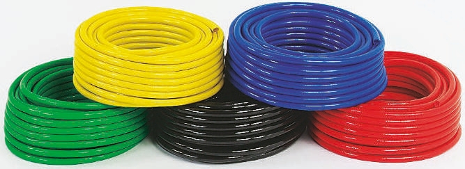 RS PRO PVC, Hose Pipe, 6.3mm ID, 11.5mm OD, Black, 25m