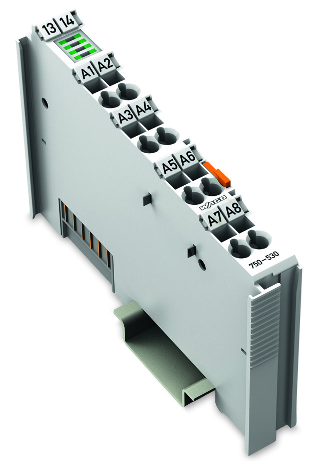 WAGO 750 Series PLC I/O Module for Use with Resistance Sensors, 24 V Supply, Transistor Output, 8-Input, Digital Input