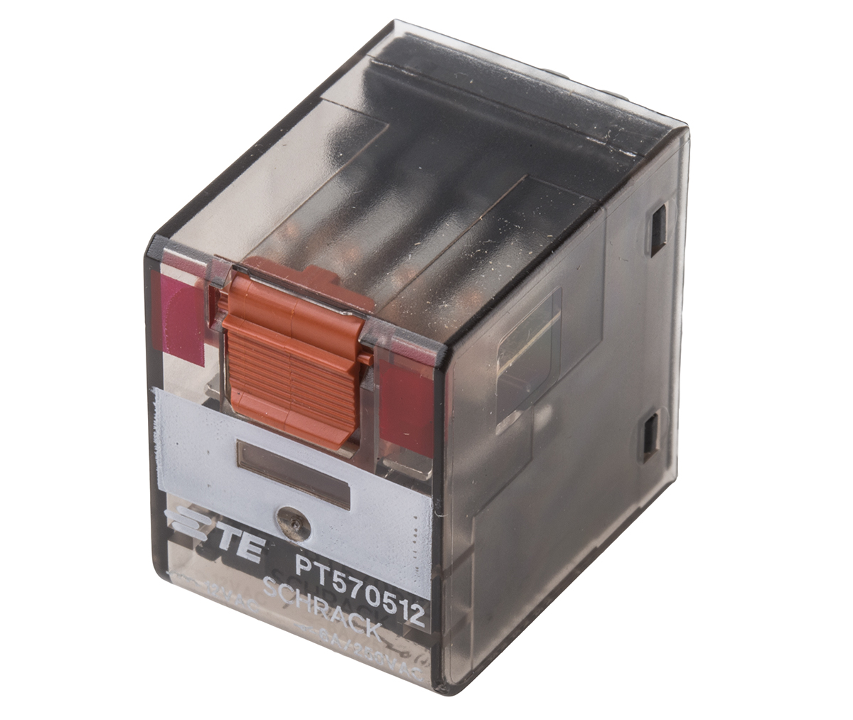 TE Connectivity PCB Mount Power Relay, 12V ac Coil, 6A Switching Current, 4PDT