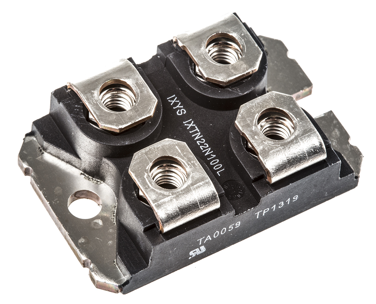 IXYS Linear Type N-Channel MOSFET, 22 A, 1 kV Enhancement, 4-Pin SOT-227