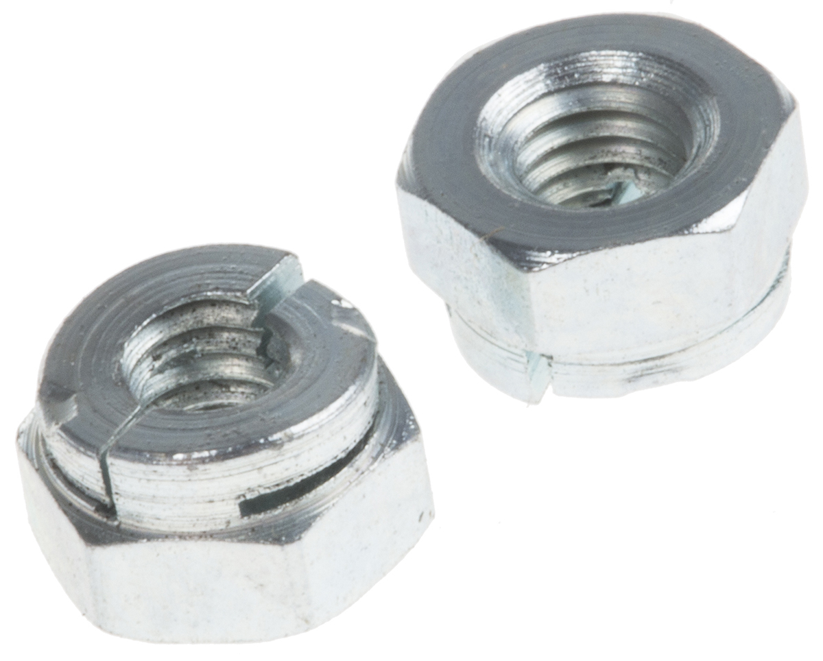 Aerotight, Bright Zinc Plated Steel Lock Nut, M3