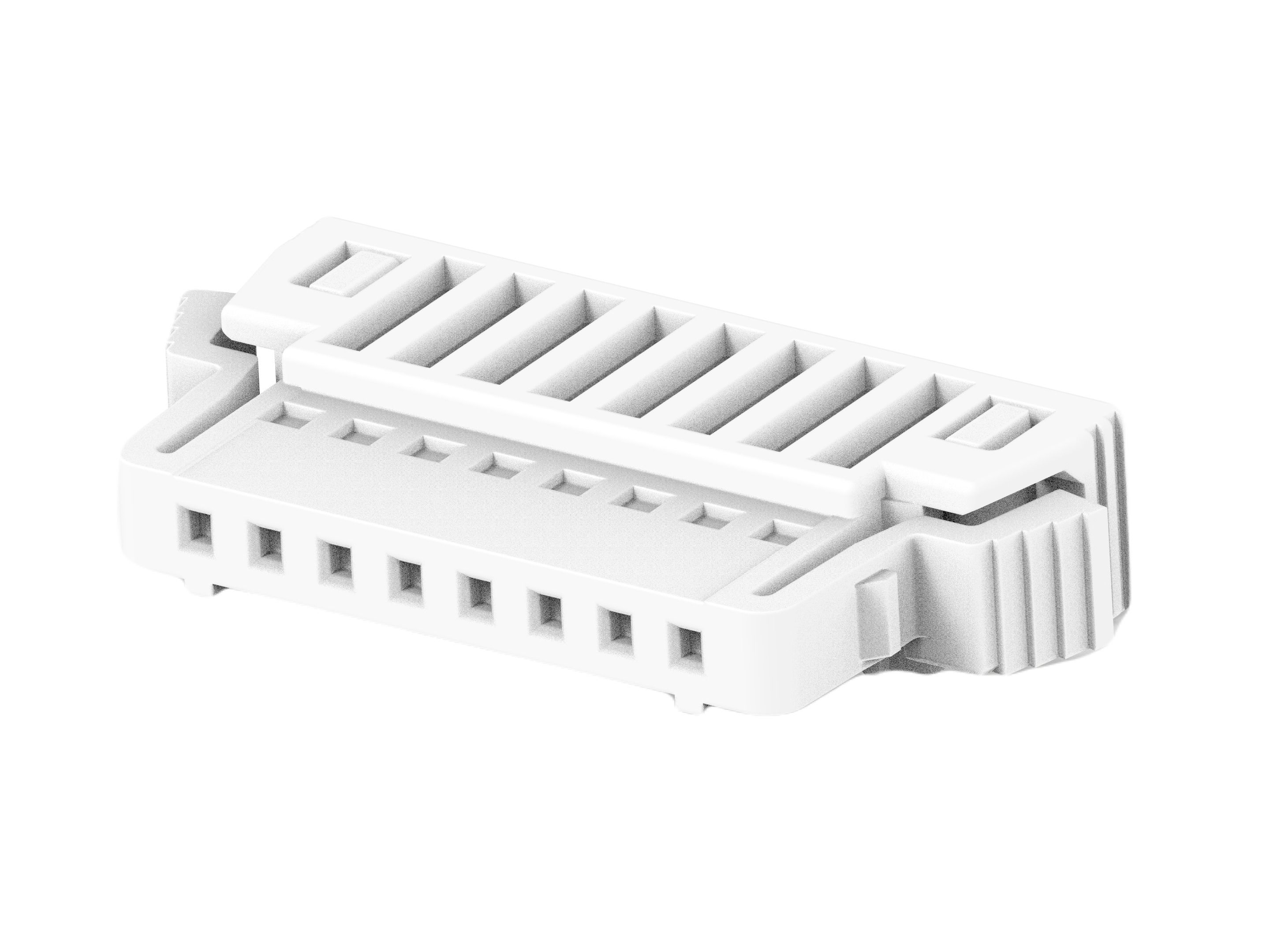ERNI, 11997 Female Connector Housing, 2mm Pitch, 8 Way, 1 Row