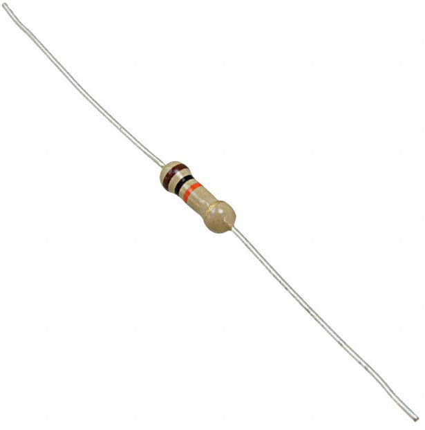 TE Connectivity 100Ω Carbon Film, Ceramic Resistor 0.5W ±5% 1623932-6