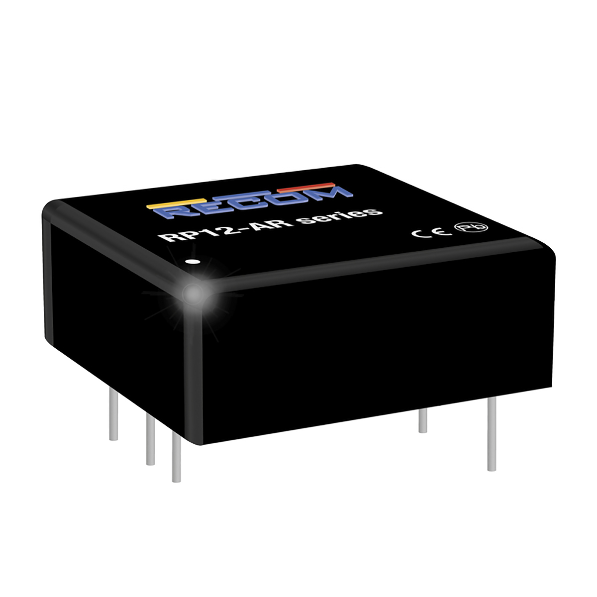Recom RP12-AR DC-DC Converter, 24V dc/ 500mA Output, 36 → 185 V dc Input, 12W, Through Hole, +100°C Max Temp
